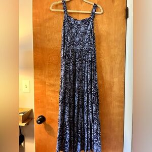 Old Navy Blue Floral Summer Dress